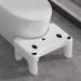 Squatting Toilet Stool for Adults,7'' Toilet Potty Step Stool,Bathroom Potty Squat Stool,Modern Fashion Kitten Style,Anti-Slip and Anti-Drop Design.