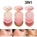 weixinbuy A fine blush powder palette brightens makeup effects and shines a long-lasting brilliant blush Great Choice and Gift for Girls. - Buy Online on GoSupps.com