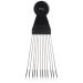 Diane Fan pik comb, Black, Large (D149) 1 combs