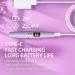EYECURL Heated Eyelash Curlers USB Rechargeable Electric Eyelash Curler Heated with Silicone pad Safe lash Curling Tool for Natural Long-Lasting Eyelashes (Purple X8-132MM) Purple X8-132MM - Buy Online on GoSupps.com