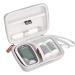 Mchoi Hard Shell Carrying Case Organizer for KETO-MOJO GK+ Bluetooth Glucose & Ketone Testing Kit with Mesh Pocket Fits for Blood Test Strips Meter Lancets Lancing Device and Control Solutions Case Only