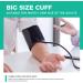Automatic Upper Arm Blood Pressure Monitor with Adjustable Cuff, Backlit Display, 2 Users Memory - Includes Charging Cord | 240 Sets Memory - Buy Online on GoSupps.com