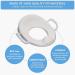 BISOO Potty Training Toilet Seat - Children WC Adapter - Baby Toilet Reducer - Safe and Comfortable - Compact and Portable - Blue Seat with Hanging Hook - Buy Online on GoSupps.com