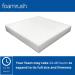FoamRush High Density Firm Upholstery Foam 3x18x20 - Chair Cushion Square Foam for Dining Chairs & Wheelchair Seat Replacement - Buy Online on GoSupps.com