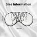 Jellyfish Pattern Eye Mask - Adjustable Blackout Sleeping Mask for Men & Women | Sleep Aid - Buy Online on GoSupps.com