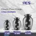 PCS Memorial Pet Cremation Urn for Dogs and Cats Ashes - Engraved Paws - Silver Vertical Design - Small (0-45lbs) - Buy Online on GoSupps.com