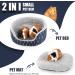ONEJU Guinea Pig Bed Guinea Pig Oval Cuddler Rabbit Bed Bunny Bed Guinea Pig Cage Accessories for Guinea Pig Bunny Hamster Chinchilla Ferret Rabbit and Other Small Pets - Oval Shape - Buy Online on GoSupps.com