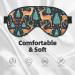 Christmas Tree Elk Print Unisex Sleep Eye Mask - Soft Comfort Eye Shade for Travel Yoga & Shift Work - Buy Online on GoSupps.com