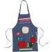 Fidget Apron for Elderly Elderly Sensory Activities Apron Dementia Sensory Games Stress Relief Unisex Apron Waterproof Adult Clothing Protector for Dementia Alzheimers Fidget Toys - Buy Online on GoSupps.com
