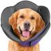 IDOMIK Dog Cone for Dogs After Surgery Comfy Soft Dog Cones for Large Medium Small Dogs Cats Adjustable Protective Dog Recovery Collars & Cones Alternatives to Prevent Pets from Licking Wounds M M(Neck Girth:11.02"-14.17") Purple