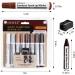 DEWEL Furniture Markers Touch Up  17 Pcs Wood Scratch Repair Kit  Upgrade Wood Furniture Repair Markers and Wax Sticks for Stains  Scratches  Wood Floors  Tables  Bedposts - Buy Online on GoSupps.com