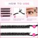 Shop Glowing Win Eyelash Extensions | DIY Individual 80D Cluster Lashes | Natural 8-16mm Cat Eye Fake Eyelashes - Buy Online on GoSupps.com