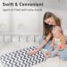 2Pcs Portable Waterproof Baby Changing Mat Set - Grey | 60 X 37cm | Lightweight & Easy to Clean | Ideal for Travel & Home Use - Buy Online on GoSupps.com