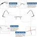 Rimless Bifocal Photochromic Reading Glasses for Men - Anti-Blue Light Computer Readers & Transition Sunglasses | Clear 3.5x - Buy Online on GoSupps.com
