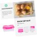 OSALADI Egg Storage Box Folding Tray Refrigerator Egg Trays Egg Carton Protective Box Travel re-usable Rosy 24X16.5X10CM - Buy Online on GoSupps.com
