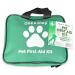 One Step Pet First Aid Kit Includes Over 80+ Premium Items Tick Remover Syringe Vet Wrap Bandages Wipes Travel Sized First Aid For Dogs Cats and all Other Pets