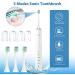 Torpyu Sonic Electric Toothbrush with Water Flosser - 11 Tips, 600ML Tank, Dental Oral Irrigator Combo | White - Buy Online on GoSupps.com