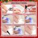Yueshop Christmas Nail Art Gel Liner Polishes Set - 4x 8ml White Gold Red Green Colors - Soak Off Collection with Thin Nail Art Brush Pen Tool - DIY Nail Art for Girls and Women - Buy Online on GoSupps.com
