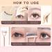 HOSAILY Lashes Buddy - False Eyelash Applicator Tool Kit & 2 Pack Eye Makeup Tools for Perfect Lash Application & Separation - Buy Online on GoSupps.com