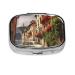 Beautiful Italy Printed Square Pill Box Portable Travelling Pill Box Medicine Organiser