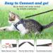 Escape Proof Cat Harness & Lead - Adjustable Reflective Kitten Vest for Outdoor Walking - Comfortable & Easy to Control - Blue XS - Buy Online on GoSupps.com