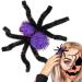 Spider Hairpins - Hair Styling Spider Pins for Halloween Spider Barrettes Halloween Hair Accessories for Family Friends Women Purple - Buy Online on GoSupps.com