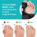 Bunion Corrector for Men & Women - Adjustable Bunion Splint Brace with Soft Gel - Pain Relief Toe Straightener - 1 Pair Bunion Pads - Buy Online on GoSupps.com