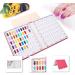 TP 120 Nail Tips Leather Cover Gel Polish Display Chart Book - Rose | Nail Art Salon Tools - Buy Online on GoSupps.com