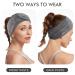 KinHwa Adjustable Spa Facial Headband 3 Pack Gray - Ideal for Makeup, Face Washing, Shower, Yoga & Sports - Buy Online on GoSupps.com