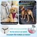Slowton 2-in-1 Dog Car Belt - Adjustable Headrest Clasp & Reflective Rubber Band for Safe Travel | Universal Fit Schwarz - Buy Online on GoSupps.com
