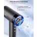 1500W High Speed Hair Dryer - Low Noise Ionic Blow Dryer with 4 Heat Settings & 3 Speeds - Fast Drying for Home & Travel - Grey - Buy Online on GoSupps.com