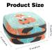 Menstruation Pad Bag with Zipper - Stylish Women's Napkin & Tampon Collection Bag | Fox Drinks Coffee - Color 2 - Buy Online on GoSupps.com