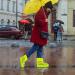 Ywyhhm Waterproof Shoe Covers for Men & Women - Reflective Rain Overshoes for Biking (Size 40-43) - Yellow - Buy Online on GoSupps.com