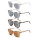 Vevesmundo reading glasses with sunscreen Tested reading aid visual aid sunglasses sunny reading glasses with presumption women men 4 pieces sunny glasses set A 2.5 x