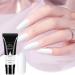 Gel Glue for Nails Uv Light | Professional Art Nail Tool Easy to Use and Long-Lasting UV Nail Gel for Natural-Looking Nails Nail Extension Gel for Salon Easy DIY at Home Klufo - Buy Online on GoSupps.com