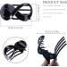 Kavya Large Hair Clips Women 2 Piece Non Slip Matte Black Claw Clips for Thick & Fine Hair - Multi-colored Hair Accessories - Buy Online on GoSupps.com