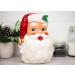 Transpac Santa Bright Red & Classic White 11.75 Ceramic Christmas Cookie Jar - Buy Online on GoSupps.com