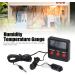 Humidity Temperature Sensor Accurate Small Real Time Display Electronic Thermometer Hygrometer Light Digital with External Probe for Pet for Reptile - Buy Online on GoSupps.com