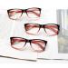 Kerecsen 3 Pack Women's Reading Glasses - High-Quality Rectangular Shape with Feather Hinges (0.75 3 Pink) - Comfortable Reading Aid - Buy Online on GoSupps.com