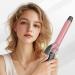 Thirtek 1-Inch Extra Long Barrel Curling Iron - Ceramic Tourmaline 450 F Fast Heat 15 Temp Settings Auto Shut-Off Dual Voltage - Rose Gold - Buy Online on GoSupps.com