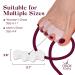 Anatomical Gel Toe Separators & Straighteners | Hammer Toe Separator for Foot Pain Relief | Toe Spacers for Overlapping Toes & Bunion Corrector | Men & Women (White) - Buy Online on GoSupps.com