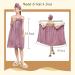 KOIKEY Women Microfiber Bath Towel Wrap - Adjustable Soft Body Wrap Dress with Hair Towel for Shower - Super Absorbent and Quick Drying - Purple - Buy Online on GoSupps.com
