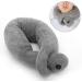 Vibrating Massage Pillow - Soft Neck Therapy for Pain Relief Muscle Relaxation & Stress Relief | International Shipping - Buy Online on GoSupps.com