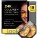 24K Gold Eye Patches for Puffy Eyes - Collagen Eye Masks for Dark Circles and Puffiness - Anti Aging Under Eye Mask Reduce Wrinkles, Puffy Eyes, Dark Circles, Eye Bags, Rejuvenating and Hydrating Under Eye Mask