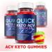 Quick Keto Gummies - Vegan Formula for Weight Loss with ACV, Vitamin B12, Beet Root Juice - 60 Gummies - Buy Online on GoSupps.com