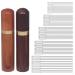 ForFine Sewing Needle Hand Embroidery Needles 5 Varieties Large Eye Stitching Needles (50 PCS) with 2 Versatile Wooden Needle Cases