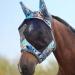 Harrison Howard CareMaster Horse Fly Mask Standard with Ears UV Protection for Horses Pastel Mix (M) M Pastel Mix