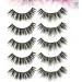 minkissy 5 Pairs Natural False Lashes Natural Fake Eyelashes Cross Eyelashes Natural Eyelashes Black Dense 3d Dense Eyelash - Buy Online on GoSupps.com