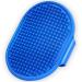 ExceLife Dog Bath Brush with Adjustable Strap Grooming Soothing Massage Rubber Comb Pet Shampoo Brush for Dogs and Cats with Short or Long Hair (Blue)