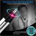 Premium Nose Hair Trimmer - Hygienic Grooming Tool with Rinseable & Interchangeable Heads for Nose Ears Eyebrows & Neckline | International Shipping Available - Buy Online on GoSupps.com